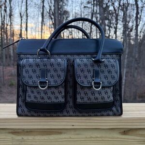 Dooney & Bourke Black and Gray Satchel